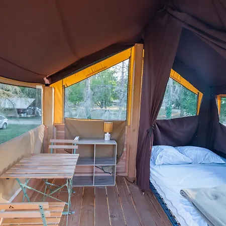 Camping Les Peupliers Du Lac Onlycamp Chindrieux Exterior foto